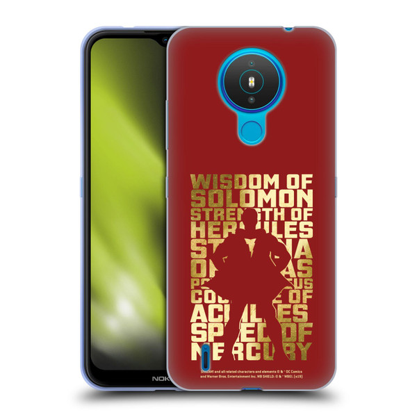 Shazam! 2019 Movie Character Art Typography Soft Gel Case for Nokia 1.4