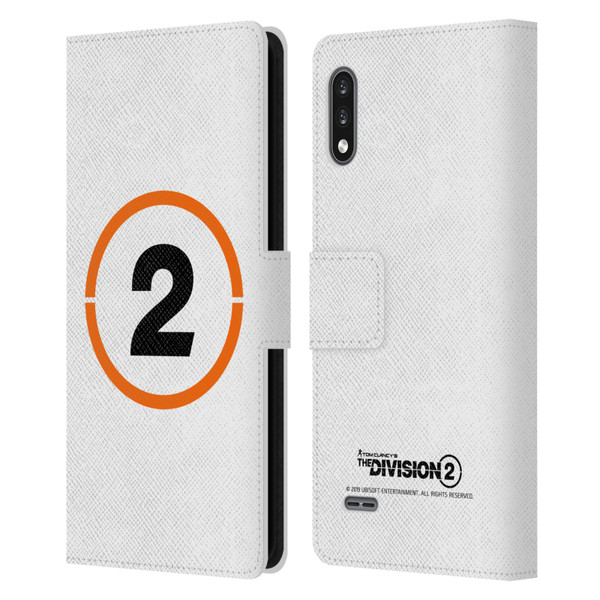 Tom Clancy's The Division 2 Logo Art Ring 2 Leather Book Wallet Case Cover For LG K22