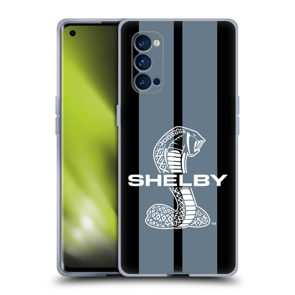 Shelby Car Graphics Gray Soft Gel Case for OPPO Reno 4 Pro 5G
