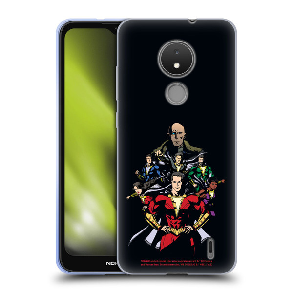 Shazam! 2019 Movie Character Art Family and Sivanna Soft Gel Case for Nokia C21