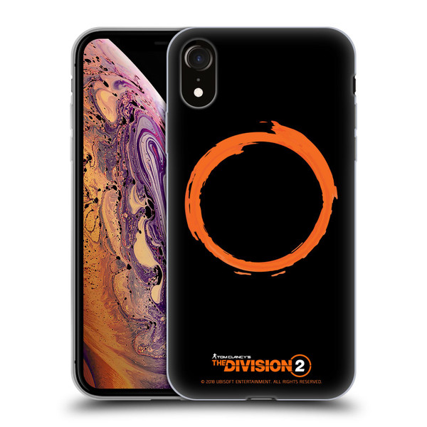 Tom Clancy's The Division 2 Logo Art Ring Soft Gel Case for Apple iPhone XR