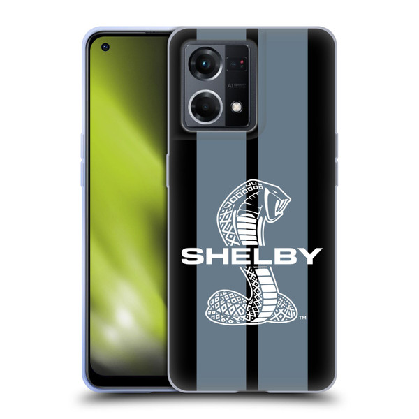 Shelby Car Graphics Gray Soft Gel Case for OPPO Reno8 4G