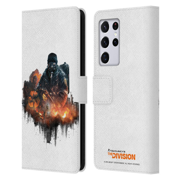 Tom Clancy's The Division Factions Cleaners Leather Book Wallet Case Cover For Samsung Galaxy S21 Ultra 5G