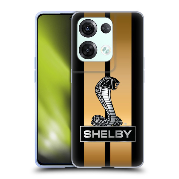 Shelby Car Graphics Gold Soft Gel Case for OPPO Reno8 Pro