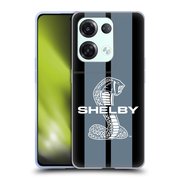 Shelby Car Graphics Gray Soft Gel Case for OPPO Reno8 Pro