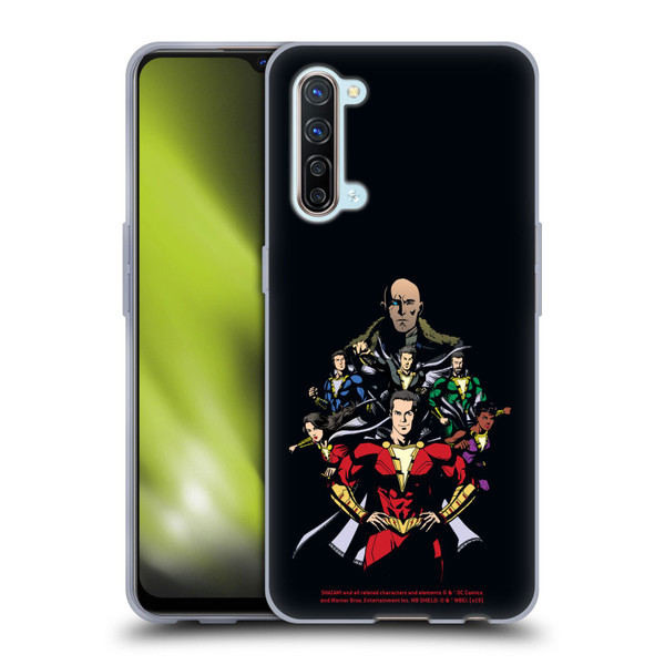 Shazam! 2019 Movie Character Art Family and Sivanna Soft Gel Case for OPPO Find X2 Lite 5G
