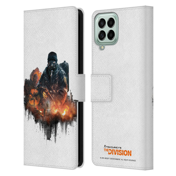 Tom Clancy's The Division Factions Cleaners Leather Book Wallet Case Cover For Samsung Galaxy M33 (2022)