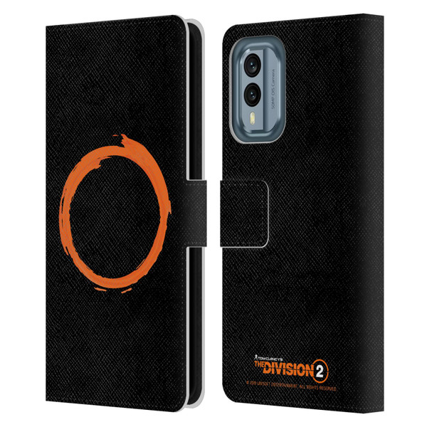 Tom Clancy's The Division 2 Logo Art Ring Leather Book Wallet Case Cover For Nokia X30