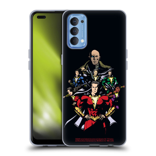 Shazam! 2019 Movie Character Art Family and Sivanna Soft Gel Case for OPPO Reno 4 5G