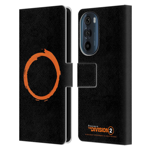 Tom Clancy's The Division 2 Logo Art Ring Leather Book Wallet Case Cover For Motorola Edge 30