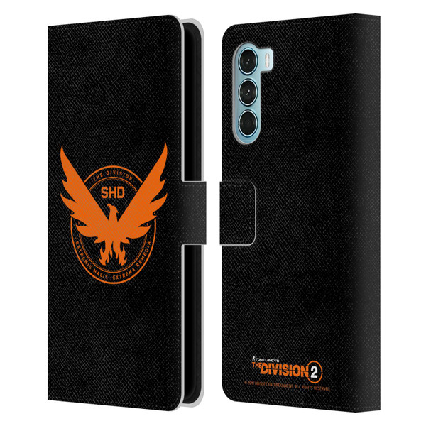 Tom Clancy's The Division 2 Logo Art Phoenix Leather Book Wallet Case Cover For Motorola Edge S30 / Moto G200 5G