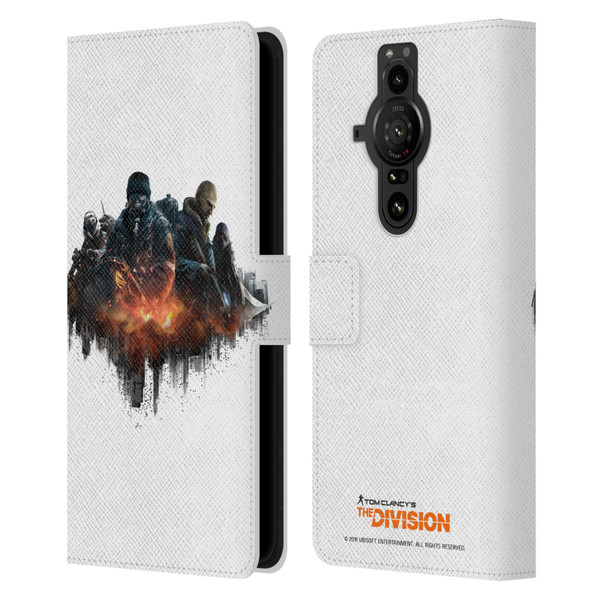 Tom Clancy's The Division Factions Group Leather Book Wallet Case Cover For Sony Xperia Pro-I