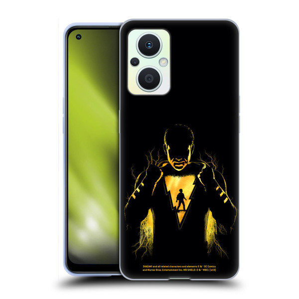 Shazam! 2019 Movie Character Art Lightning Silhouette Soft Gel Case for OPPO Reno8 Lite