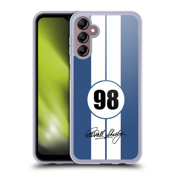 Shelby Car Graphics 1965 427 S/C Blue Soft Gel Case for Samsung Galaxy A14 5G