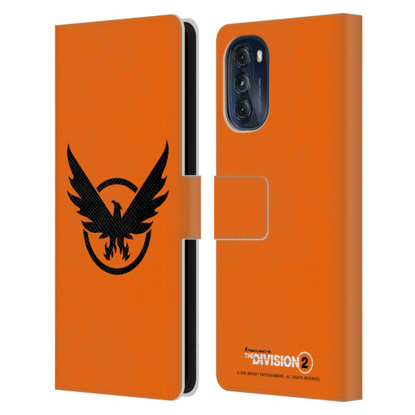 Tom Clancy's The Division 2 Logo Art Phoenix 2 Leather Book Wallet Case Cover For Motorola Moto G (2022)