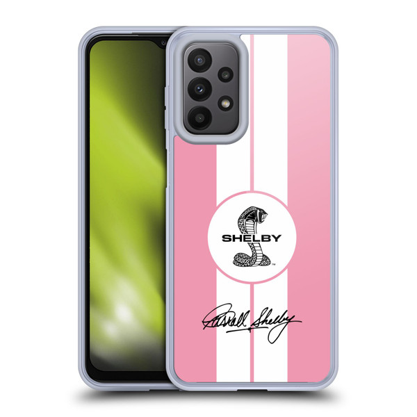 Shelby Car Graphics 1965 427 S/C Pink Soft Gel Case for Samsung Galaxy A23 / 5G (2022)