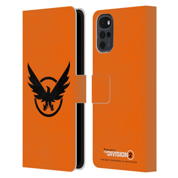 Tom Clancy's The Division 2 Logo Art Phoenix 2 Leather Book Wallet Case Cover For Motorola Moto G22