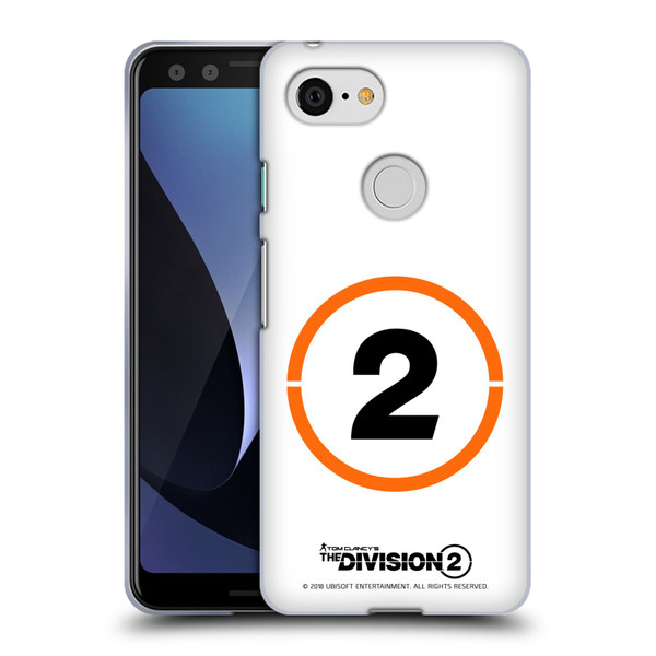 Tom Clancy's The Division 2 Logo Art Ring 2 Soft Gel Case for Google Pixel 3