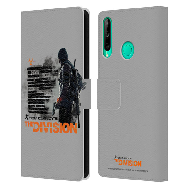 Tom Clancy's The Division Key Art Character Leather Book Wallet Case Cover For Huawei P40 lite E