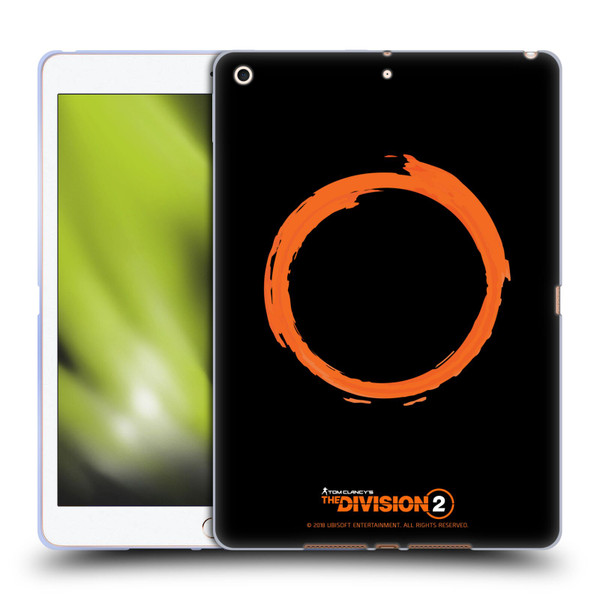 Tom Clancy's The Division 2 Logo Art Ring Soft Gel Case for Apple iPad 10.2 2019/2020/2021