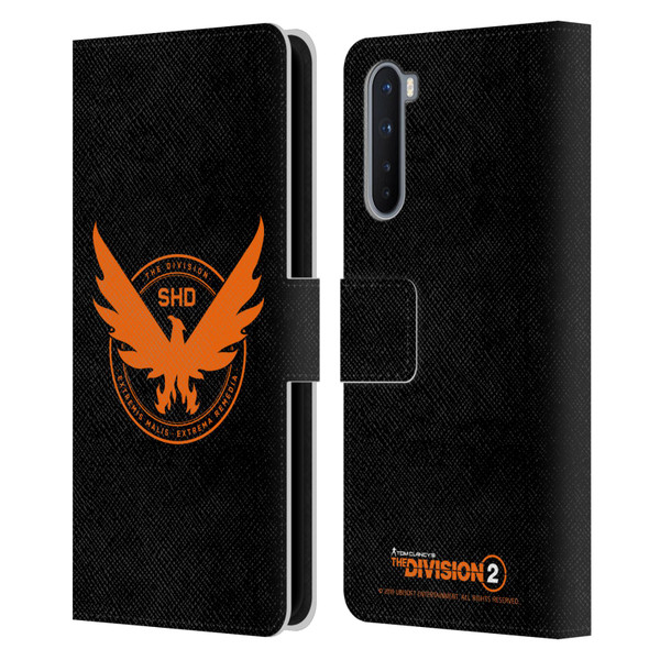 Tom Clancy's The Division 2 Logo Art Phoenix Leather Book Wallet Case Cover For OnePlus Nord 5G