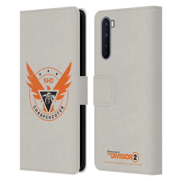Tom Clancy's The Division 2 Logo Art Sharpshooter Leather Book Wallet Case Cover For OnePlus Nord 5G
