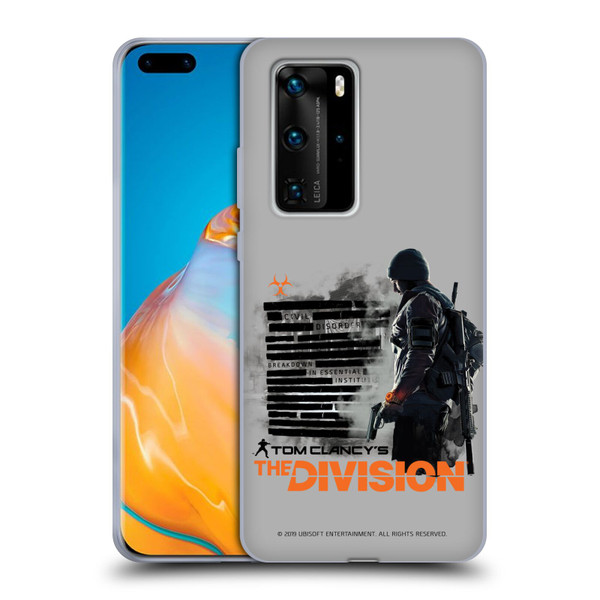 Tom Clancy's The Division Key Art Character Soft Gel Case for Huawei P40 Pro / P40 Pro Plus 5G