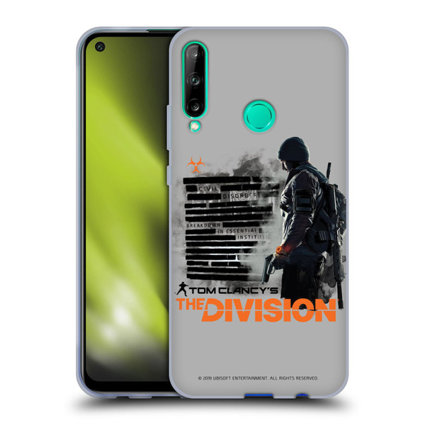 Tom Clancy's The Division Key Art Character Soft Gel Case for Huawei P40 lite E