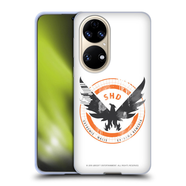 Tom Clancy's The Division Key Art Logo White Soft Gel Case for Huawei P50
