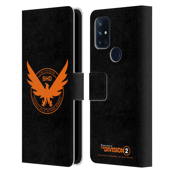 Tom Clancy's The Division 2 Logo Art Phoenix Leather Book Wallet Case Cover For OnePlus Nord N10 5G