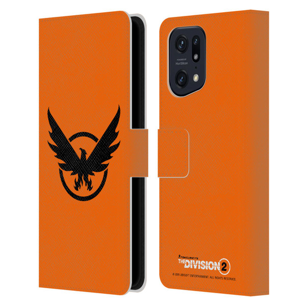 Tom Clancy's The Division 2 Logo Art Phoenix 2 Leather Book Wallet Case Cover For OPPO Find X5