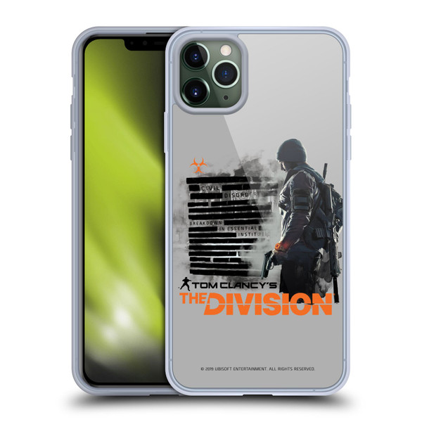 Tom Clancy's The Division Key Art Character Soft Gel Case for Apple iPhone 11 Pro Max