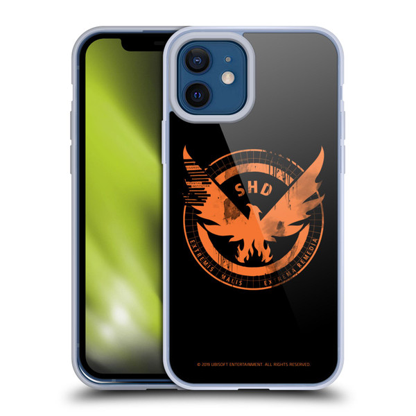 Tom Clancy's The Division Key Art Logo Black Soft Gel Case for Apple iPhone 12 / iPhone 12 Pro