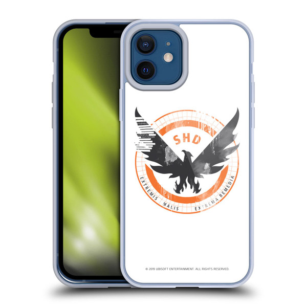 Tom Clancy's The Division Key Art Logo White Soft Gel Case for Apple iPhone 12 / iPhone 12 Pro