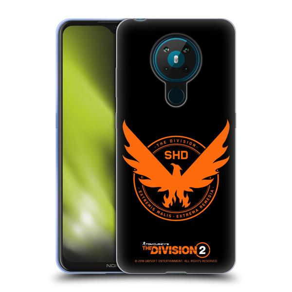 Tom Clancy's The Division 2 Logo Art Phoenix Soft Gel Case for Nokia 5.3