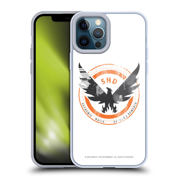 Tom Clancy's The Division Key Art Logo White Soft Gel Case for Apple iPhone 12 Pro Max