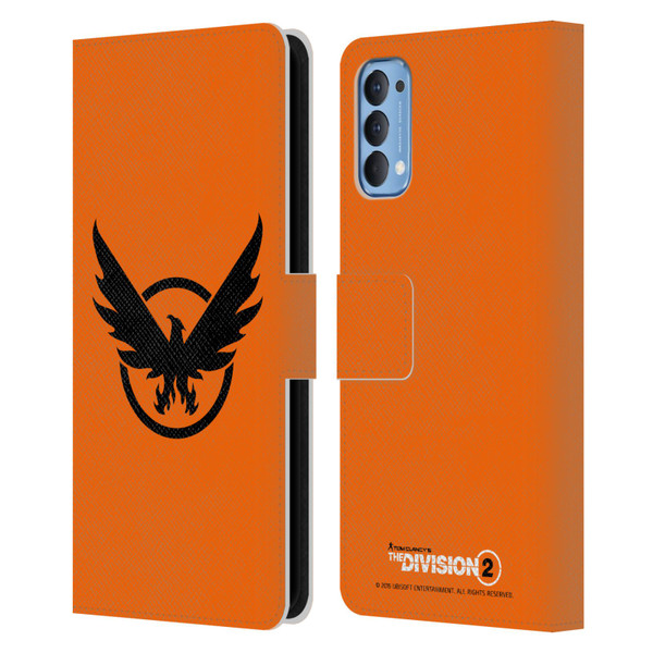 Tom Clancy's The Division 2 Logo Art Phoenix 2 Leather Book Wallet Case Cover For OPPO Reno 4 5G