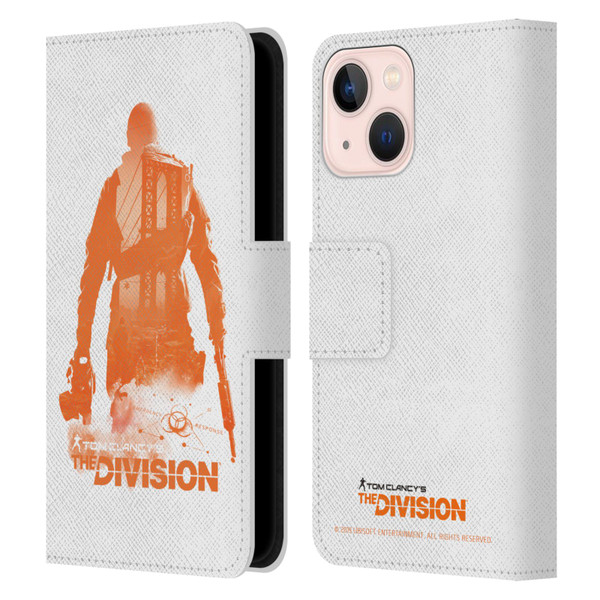 Tom Clancy's The Division Key Art Character 3 Leather Book Wallet Case Cover For Apple iPhone 13 Mini