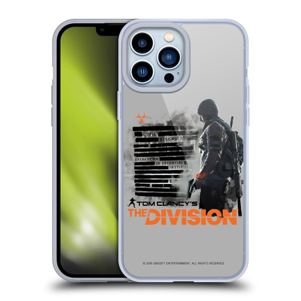 Tom Clancy's The Division Key Art Character Soft Gel Case for Apple iPhone 13 Pro Max