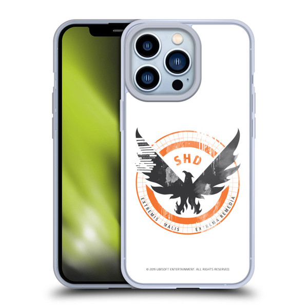 Tom Clancy's The Division Key Art Logo White Soft Gel Case for Apple iPhone 13 Pro