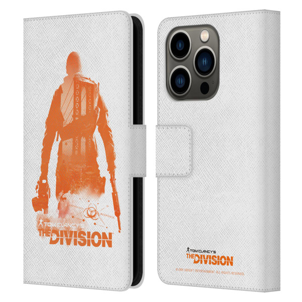 Tom Clancy's The Division Key Art Character 3 Leather Book Wallet Case Cover For Apple iPhone 14 Pro