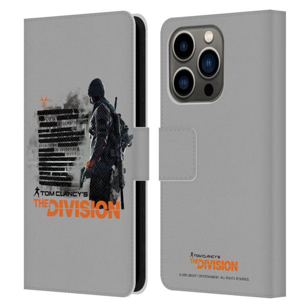 Tom Clancy's The Division Key Art Character Leather Book Wallet Case Cover For Apple iPhone 14 Pro
