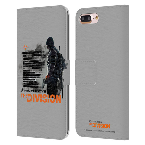 Tom Clancy's The Division Key Art Character Leather Book Wallet Case Cover For Apple iPhone 7 Plus / iPhone 8 Plus