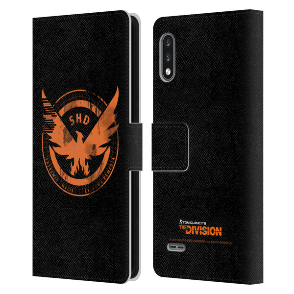 Tom Clancy's The Division Key Art Logo Black Leather Book Wallet Case Cover For LG K22