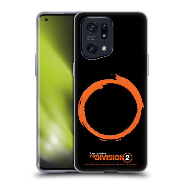 Tom Clancy's The Division 2 Logo Art Ring Soft Gel Case for OPPO Find X5 Pro