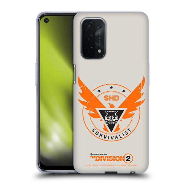 Tom Clancy's The Division 2 Logo Art Survivalist Soft Gel Case for OPPO A54 5G