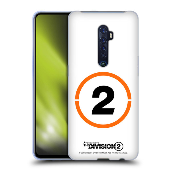 Tom Clancy's The Division 2 Logo Art Ring 2 Soft Gel Case for OPPO Reno 2