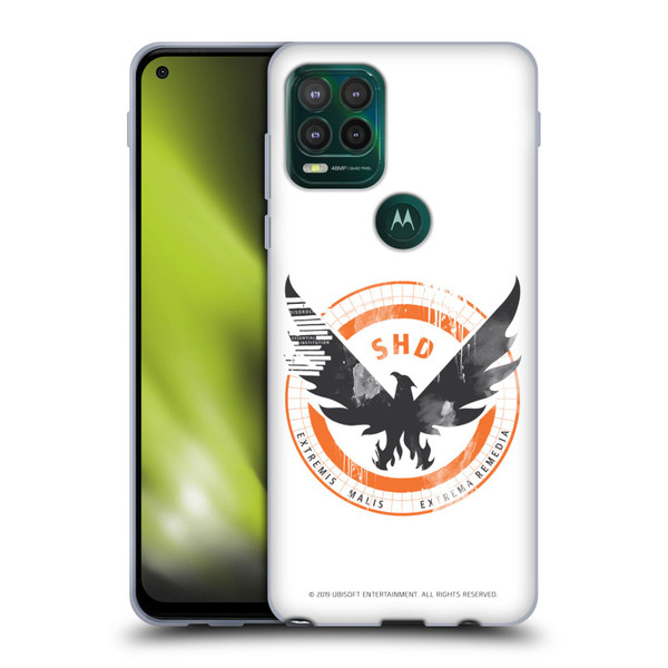 Tom Clancy's The Division Key Art Logo White Soft Gel Case for Motorola Moto G Stylus 5G 2021