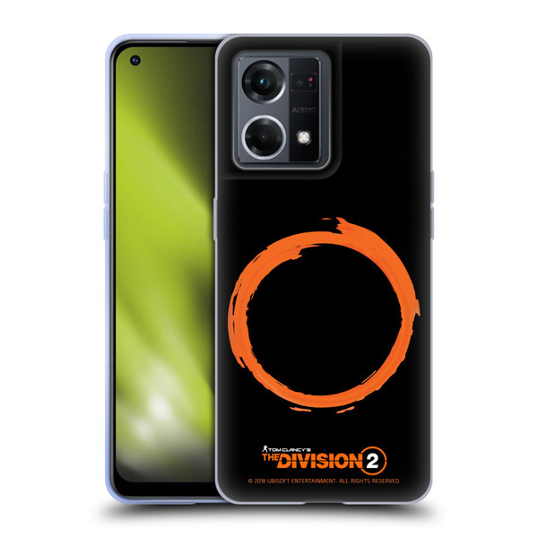 Tom Clancy's The Division 2 Logo Art Ring Soft Gel Case for OPPO Reno8 4G