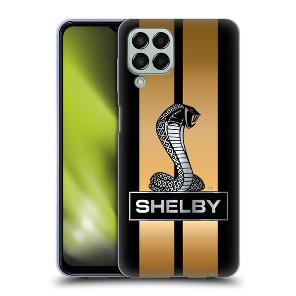 Shelby Car Graphics Gold Soft Gel Case for Samsung Galaxy M33 (2022)